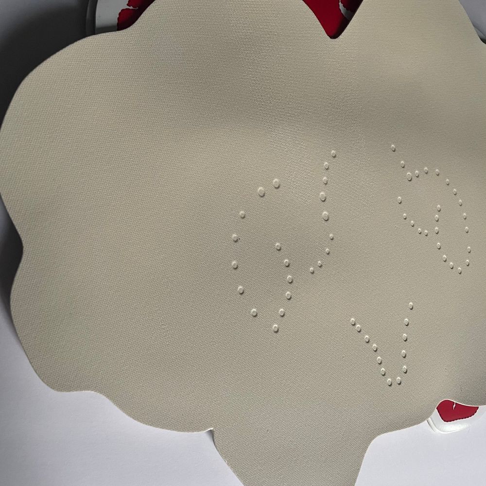 Crab shaped vinyl foam backed placemats sea critter ocean seafood red set of 4 - Picture 8 of 10